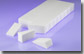 36 Piece Latex Free Wedge Sponge Block, White HD Foam