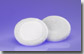 Round Single Stitched Satin/Velour Puff, Standard