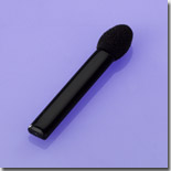 Single Head Oval Eyeshadow Applicator, Black