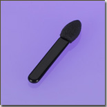 Single Head Pointed Eyeshadow Applicator, Black Handle