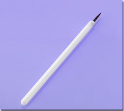 Fine Eyeliner Brush, White Handle
