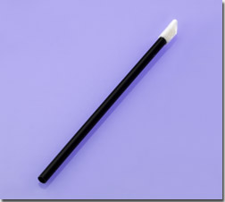 Lip Gloss Applicator, Black Thin Handle