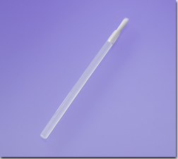Lip Brush with White Synthetic Bristles