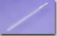Lip Brush with White Synthetic Bristles