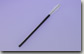 Clear Bristle Mascara Brush, Black Handle