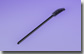 Long Curved Mascara Brush, Black Handle