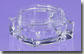 10 Gram Square Clear Jar Base