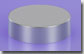 5 Gram Lined Matte Silver Cap for PETG Jar 
