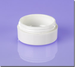 1/8 Ounce White Jar Base