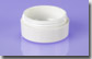 1/8 Ounce White Jar Base