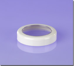 1/8 Ounce White Window Cap