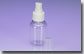 60ml Clear Bottle with White Sprayer and Overcap