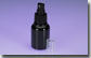 60ml Black Bottle with Black Sprayer and Overcap