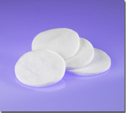 Plain Cotton Round Pad