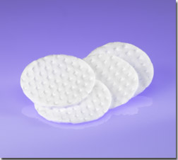 Textured Cotton Round Pad