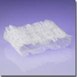 4" Disposable Stretch Head Band, White